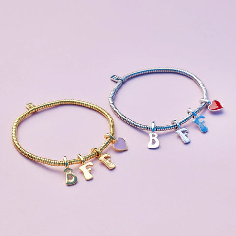 Harper Disc Bead Stretch Bracelet