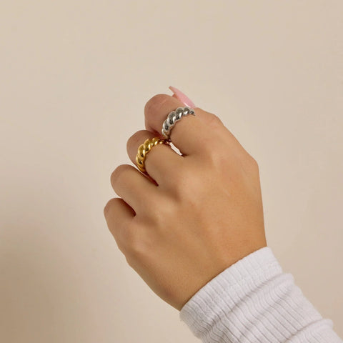 Twisted Dome Ring