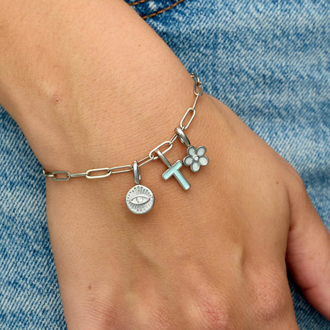 Harper Protective Eye Coin Charm