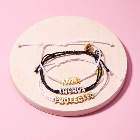 Bubble Letter Bracelet