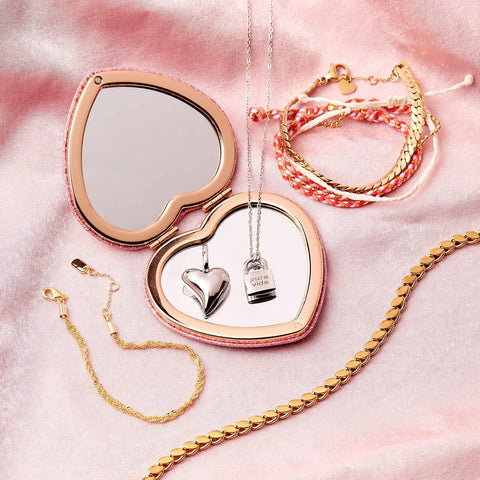 Harper Puffy Heart Charm